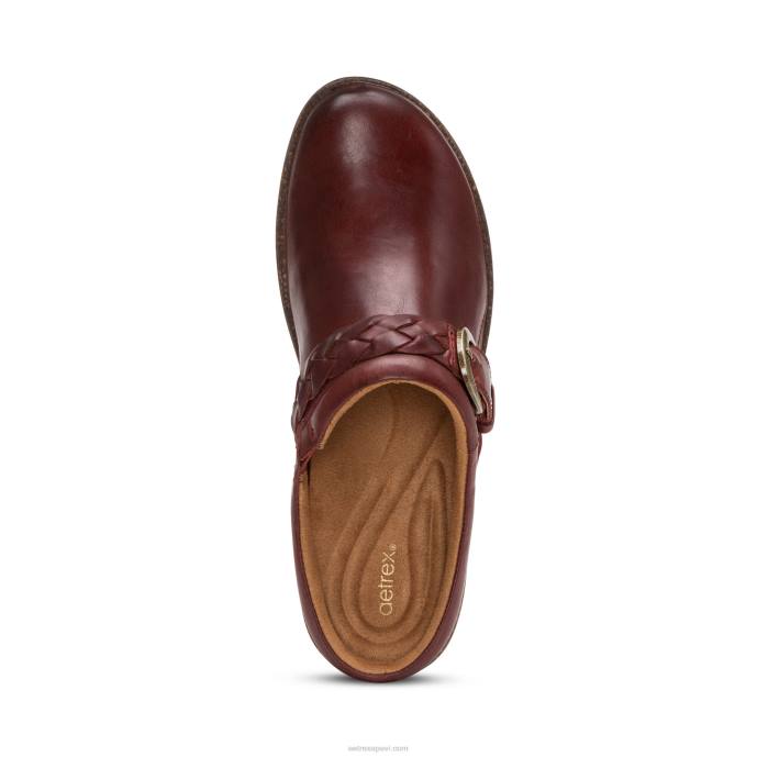 sievietes Aetrex libby komforta tupele LHF6103 bordo
