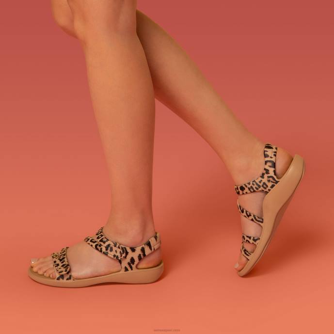 sievietes Aetrex Jillian sporta sandales LHF6146 leopards