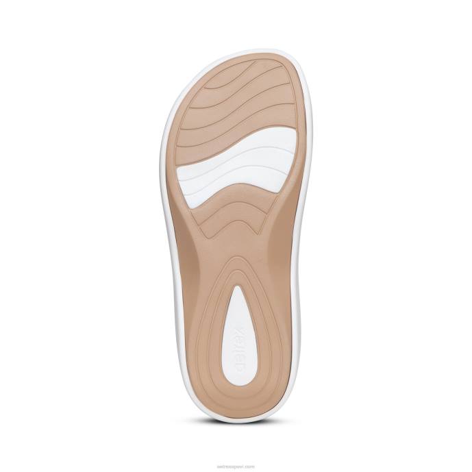 sievietes Aetrex Jillian sporta sandales LHF6164 balts