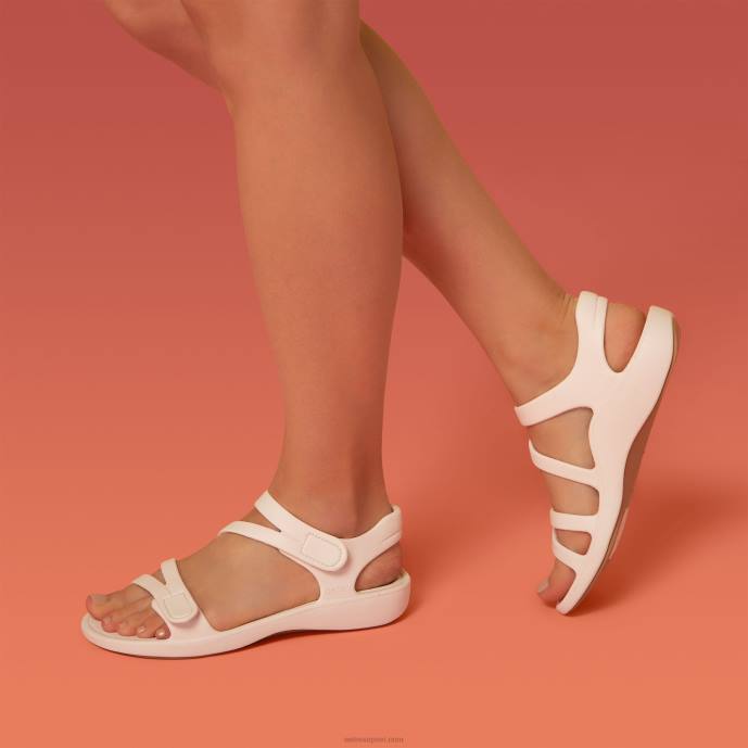 sievietes Aetrex Jillian sporta sandales LHF6164 balts