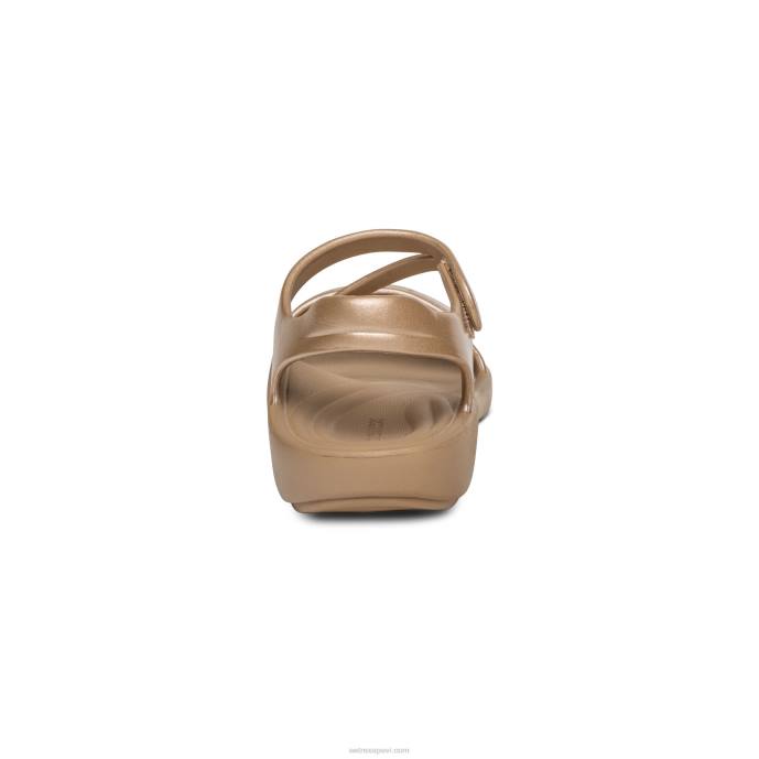 sievietes Aetrex Jillian sporta sandales LHF6307 šampanietis