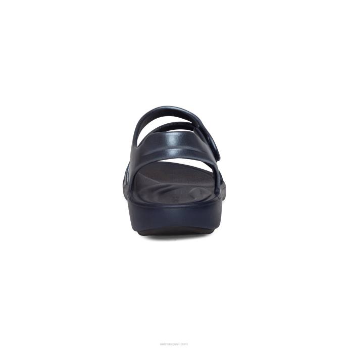 sievietes Aetrex Jillian sporta sandales LHF663 mirdzošs flotes