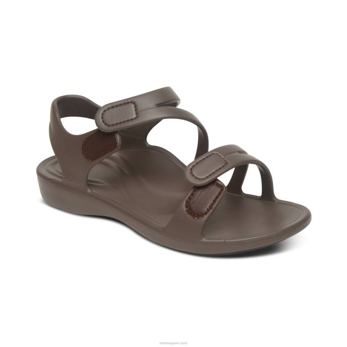 sievietes Aetrex Jillian sporta sandales LHF688 java