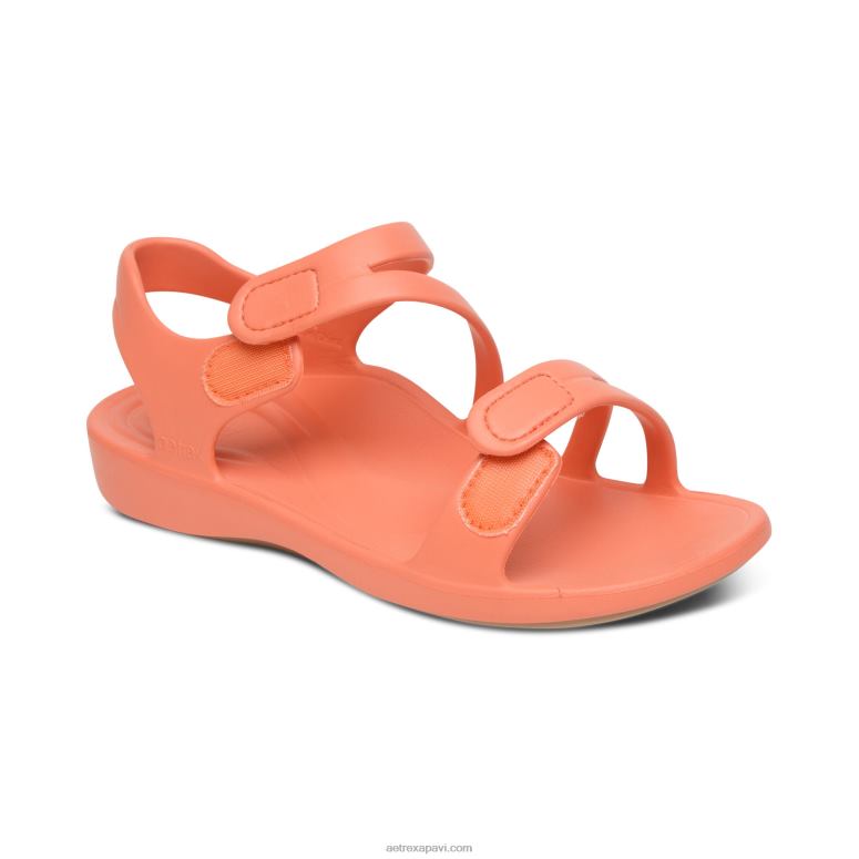 sievietes Aetrex Jillian sporta sandales P0H0D208 koraļļi