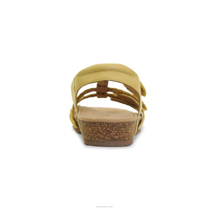 sievietes Aetrex Reese regulējamas gladiatora sandales LHF6170 dzeltens