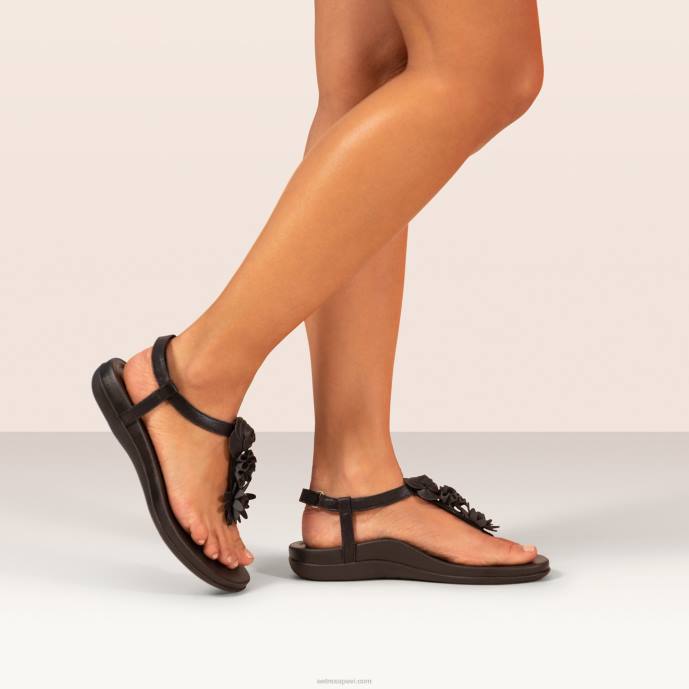 sievietes Aetrex charli string sandales LHF6137 šampanietis
