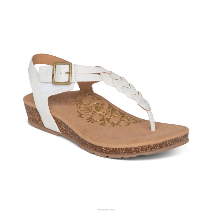 sievietes Aetrex harper regulējamas slingback siksnas LHF6260 balts