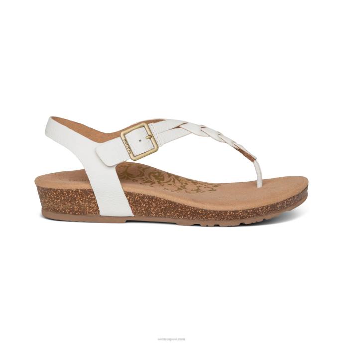 sievietes Aetrex harper regulējamas slingback siksnas LHF6260 balts