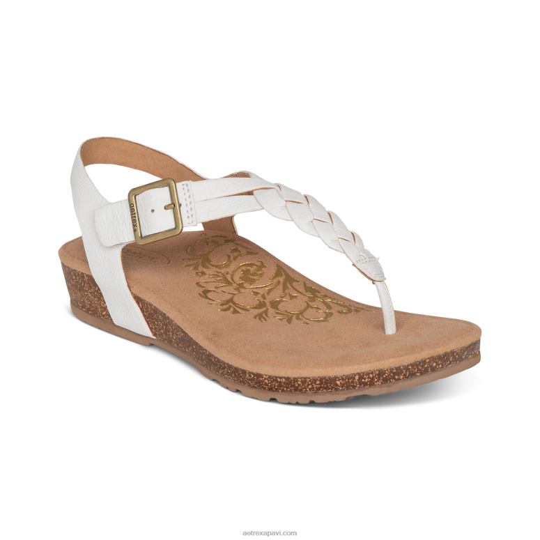 sievietes Aetrex harper regulējamas slingback siksnas P0H0D260 balts