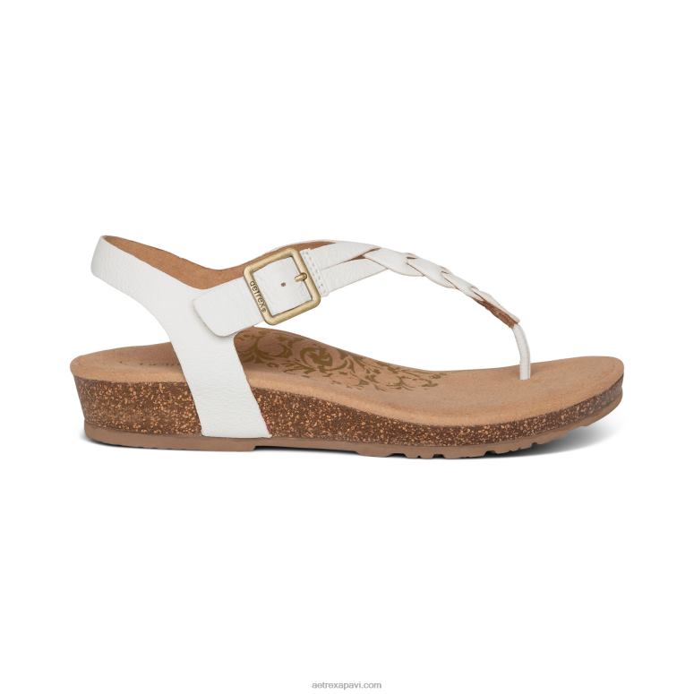 sievietes Aetrex harper regulējamas slingback siksnas P0H0D260 balts