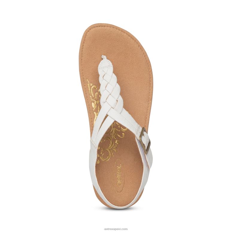 sievietes Aetrex harper regulējamas slingback siksnas P0H0D260 balts