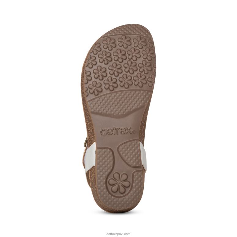 sievietes Aetrex harper regulējamas slingback siksnas P0H0D260 balts