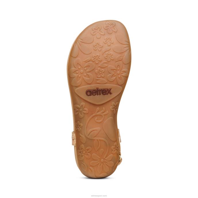 sievietes Aetrex jane string sandales LHF6249 korķis