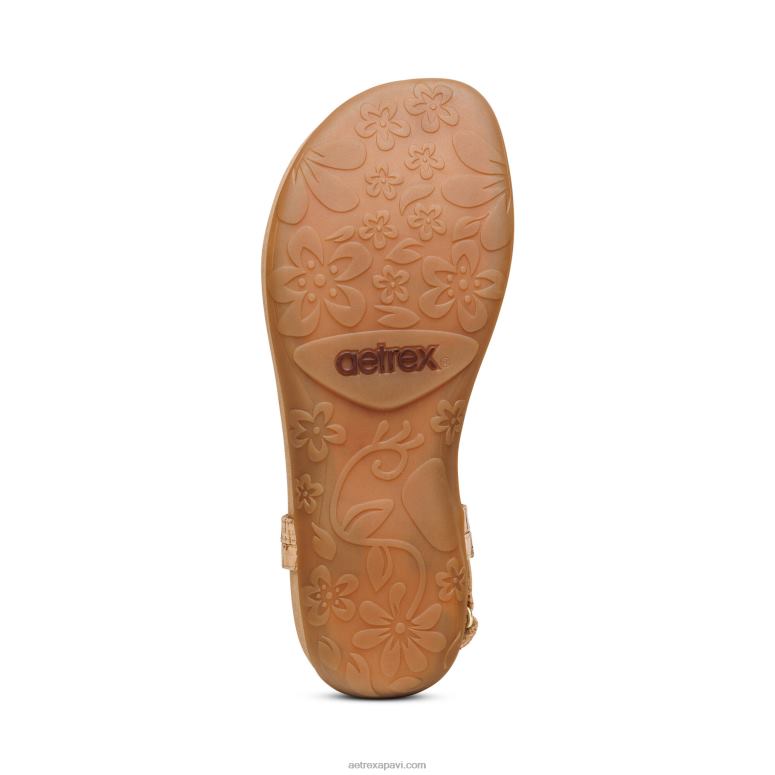 sievietes Aetrex jane string sandales P0H0D249 korķis