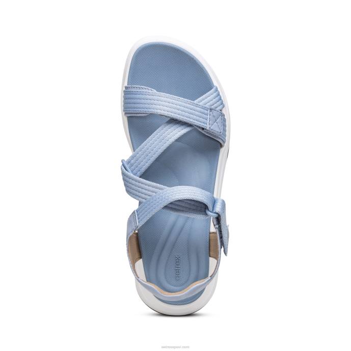 sievietes Aetrex marz regulējamas sporta sandales LHF6243 zils