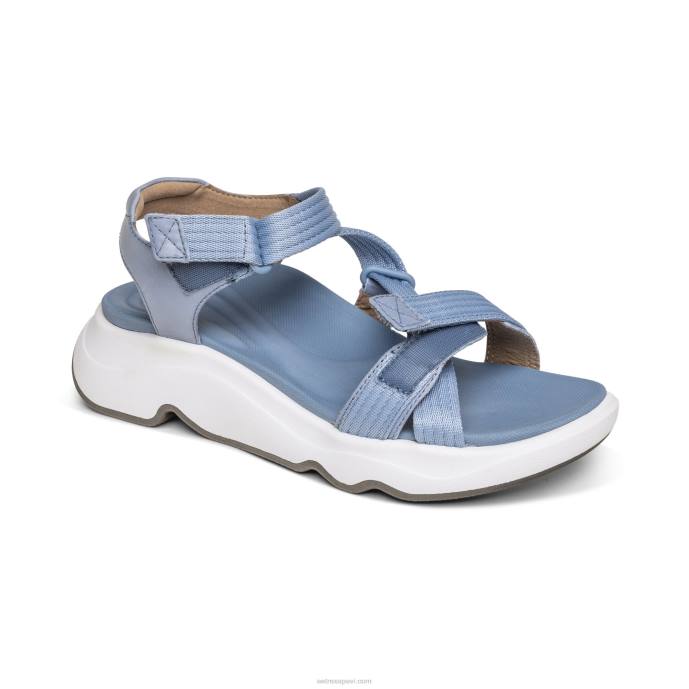 sievietes Aetrex marz regulējamas sporta sandales LHF6243 zils