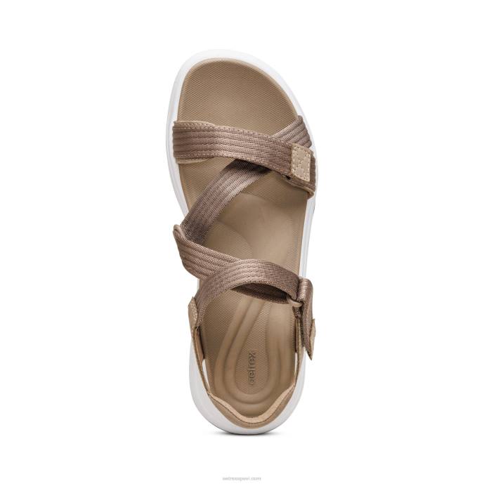 sievietes Aetrex marz regulējamas sporta sandales LHF6264 taupe