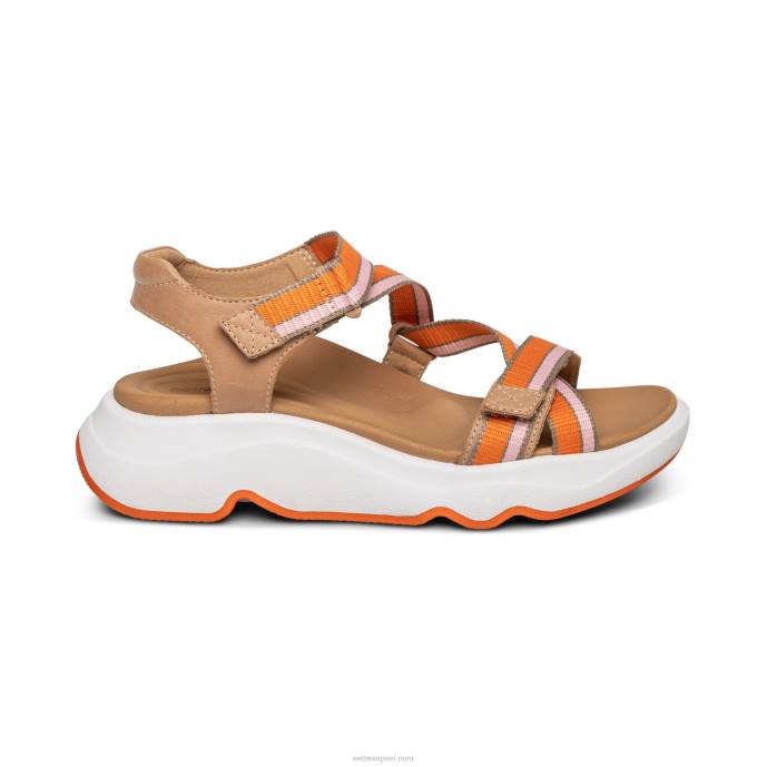 sievietes Aetrex marz regulējamas sporta sandales LHF6293 kamielis
