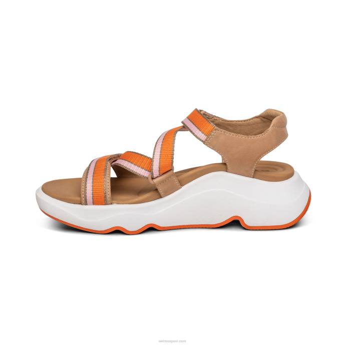 sievietes Aetrex marz regulējamas sporta sandales LHF6293 kamielis