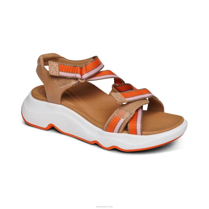 sievietes Aetrex marz regulējamas sporta sandales LHF6293 kamielis