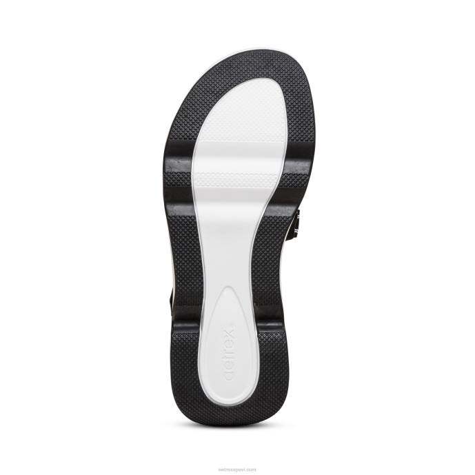 sievietes Aetrex marz regulējamas sporta sandales LHF6294 melns