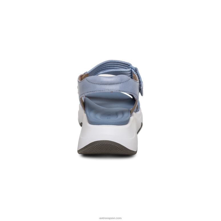 sievietes Aetrex marz regulējamas sporta sandales P0H0D243 zils