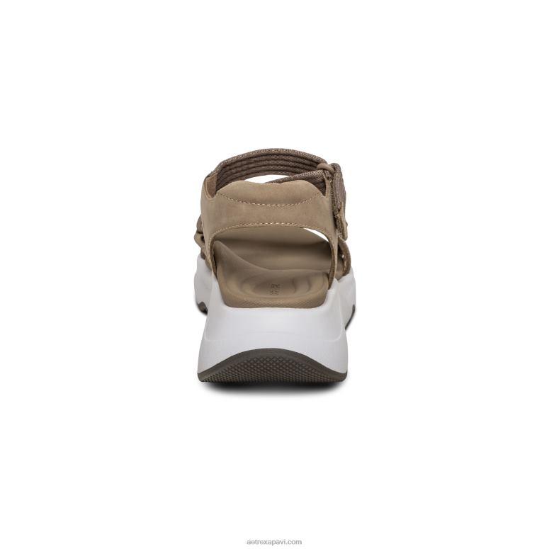 sievietes Aetrex marz regulējamas sporta sandales P0H0D264 taupe