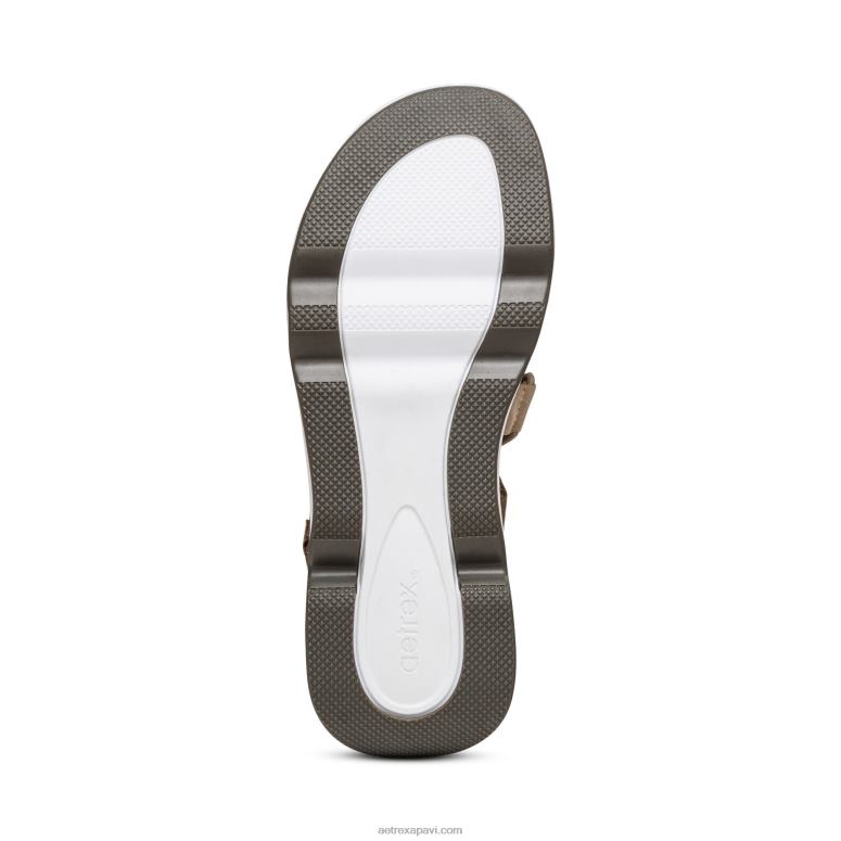 sievietes Aetrex marz regulējamas sporta sandales P0H0D264 taupe