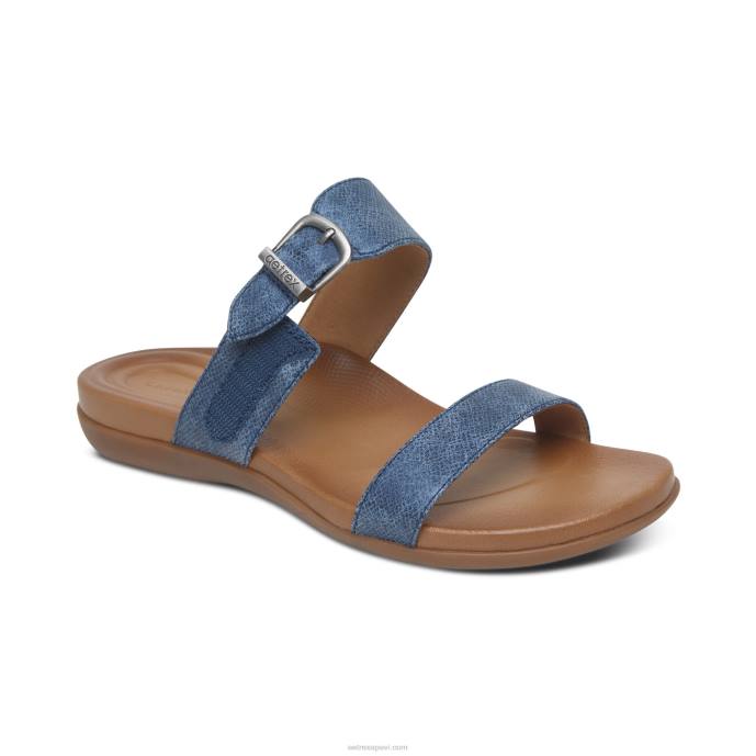 sievietes Aetrex mimi arch atbalsta sandales LHF6113 flote