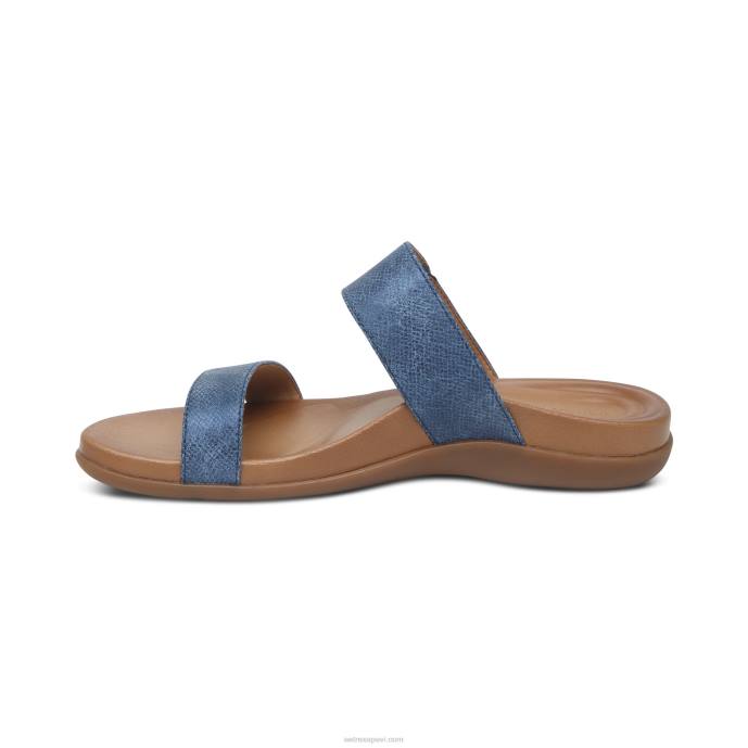 sievietes Aetrex mimi arch atbalsta sandales LHF6113 flote
