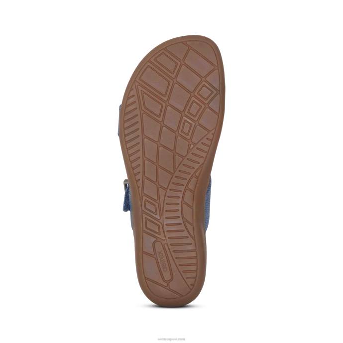 sievietes Aetrex mimi arch atbalsta sandales LHF6113 flote