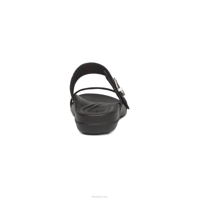 sievietes Aetrex mimi arch atbalsta sandales LHF6184 melns
