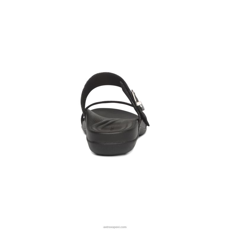 sievietes Aetrex mimi arch atbalsta sandales P0H0D184 melns