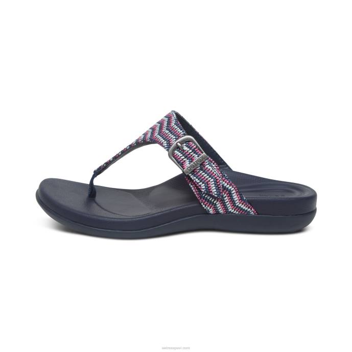 sievietes Aetrex rita regulējamas siksnu sandales LHF6130 flote