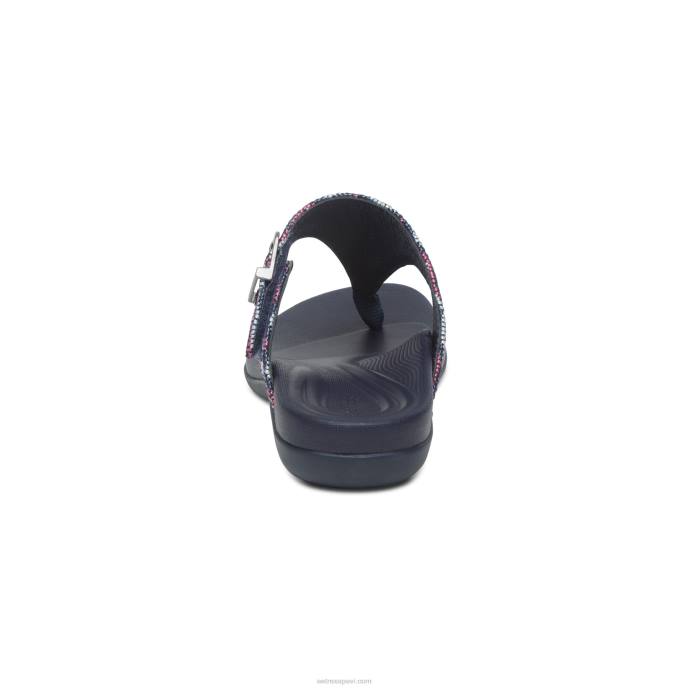 sievietes Aetrex rita regulējamas siksnu sandales LHF6130 flote