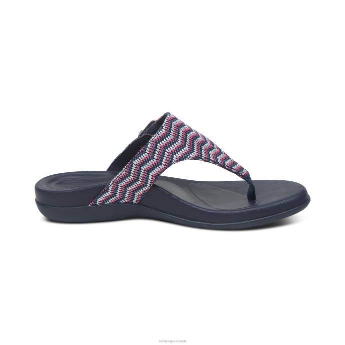 sievietes Aetrex rita regulējamas siksnu sandales LHF6130 flote