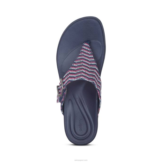 sievietes Aetrex rita regulējamas siksnu sandales LHF6130 flote