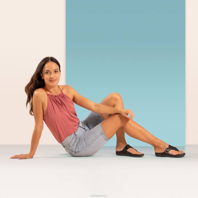 sievietes Aetrex rita regulējamas siksnu sandales LHF6130 flote