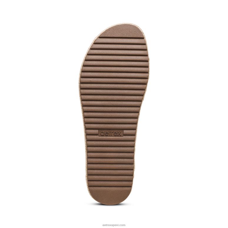 sievietes Aetrex sofie platformas sandales P0H0D231 melns