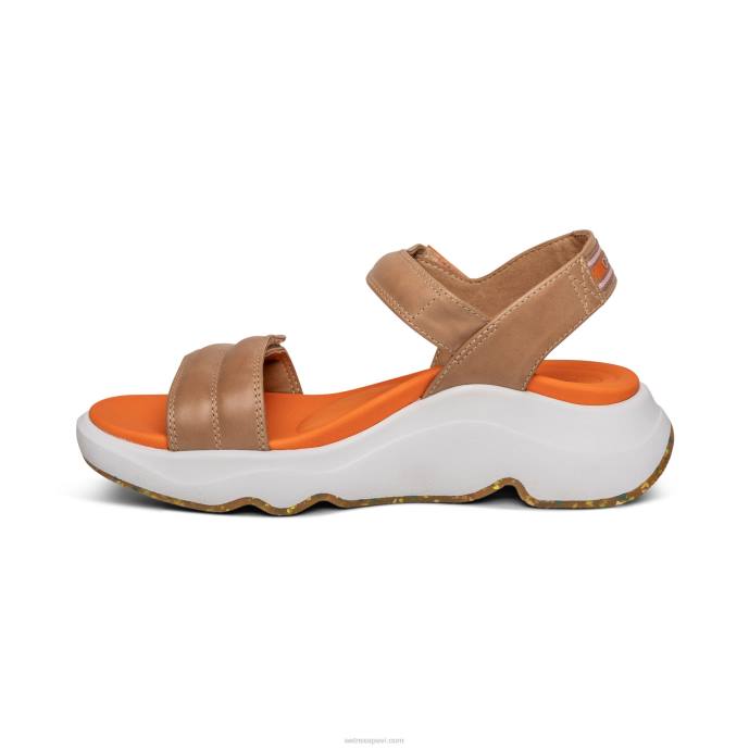 sievietes Aetrex sporta sandales LHF6209 kamielis