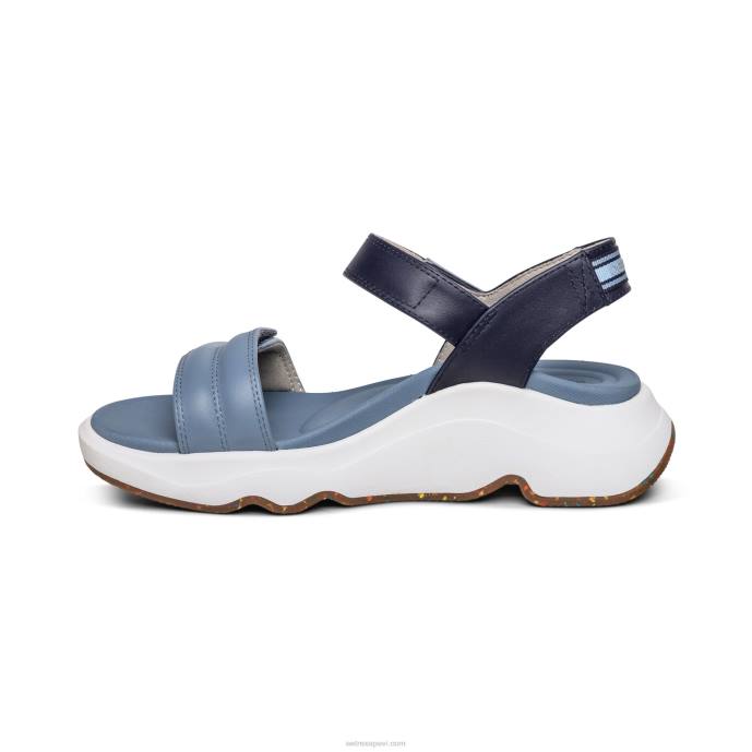 sievietes Aetrex sporta sandales LHF6288 zils