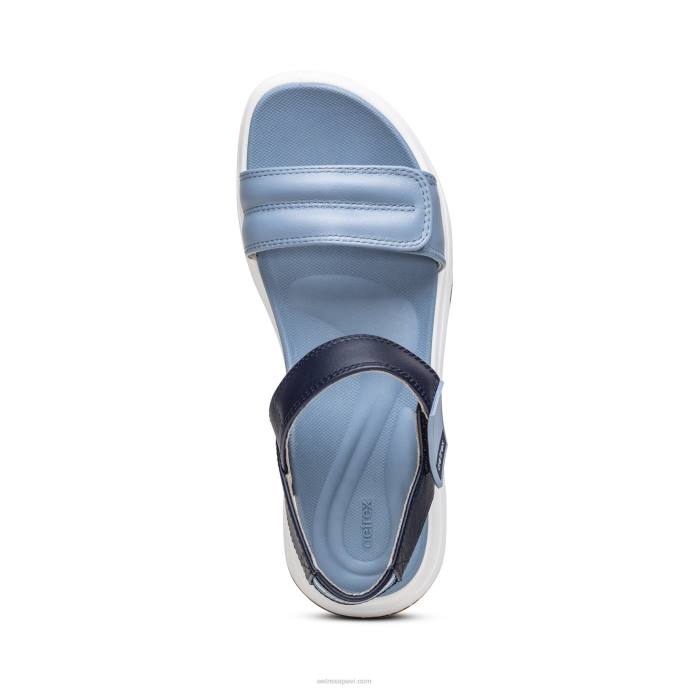 sievietes Aetrex sporta sandales LHF6288 zils