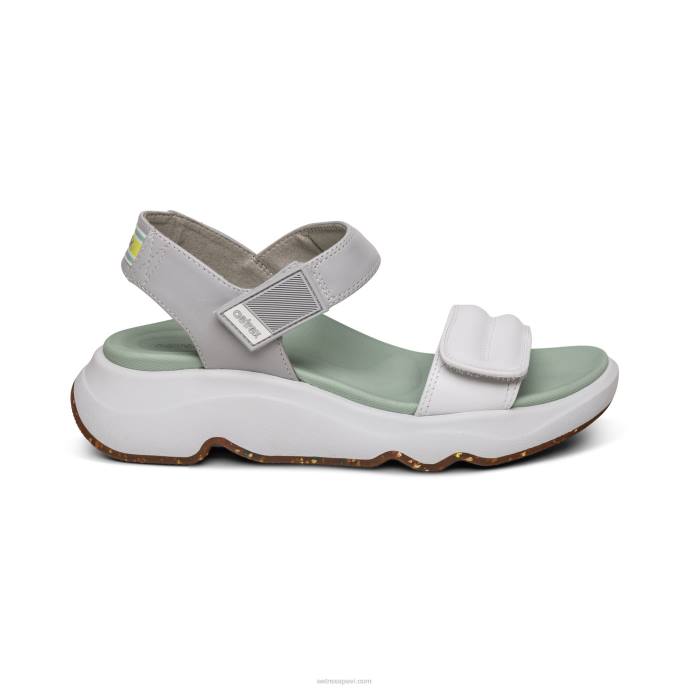 sievietes Aetrex sporta sandales LHF6289 piparmētru balts
