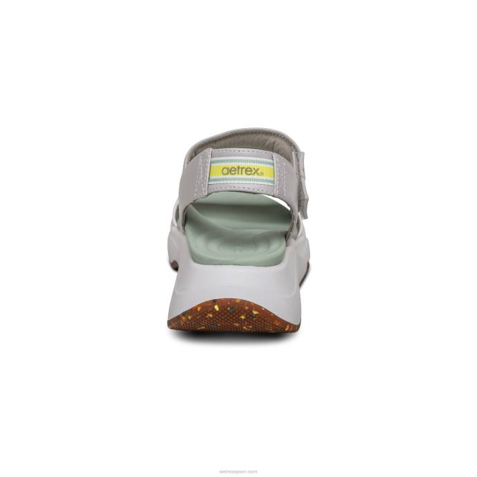 sievietes Aetrex sporta sandales LHF6289 piparmētru balts