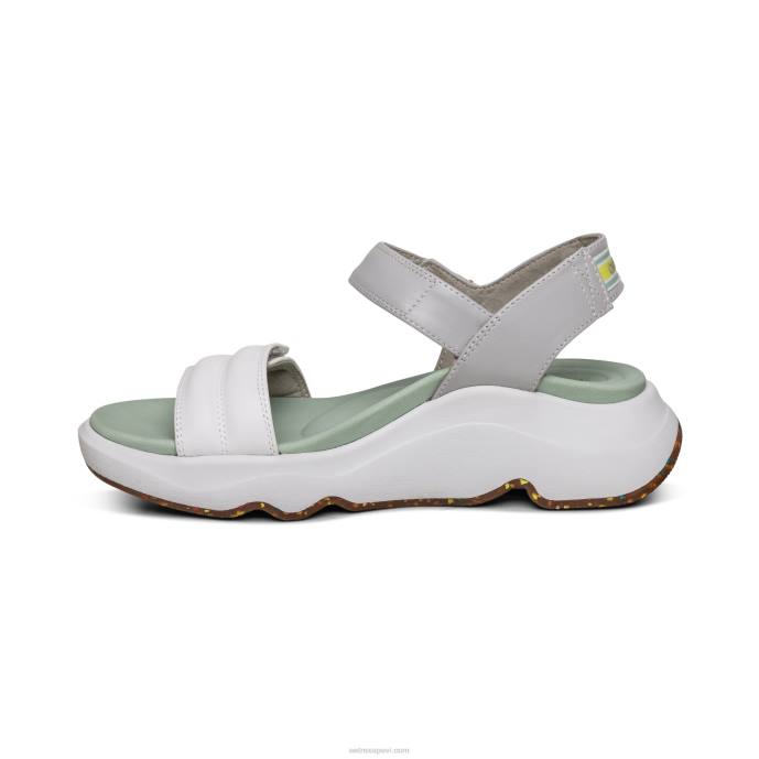 sievietes Aetrex sporta sandales LHF6289 piparmētru balts