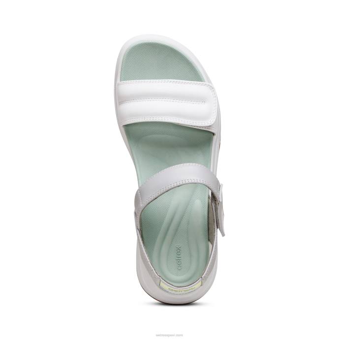 sievietes Aetrex sporta sandales LHF6289 piparmētru balts