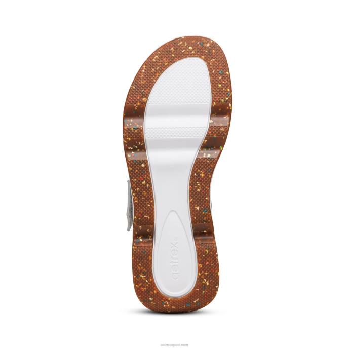 sievietes Aetrex sporta sandales LHF6289 piparmētru balts