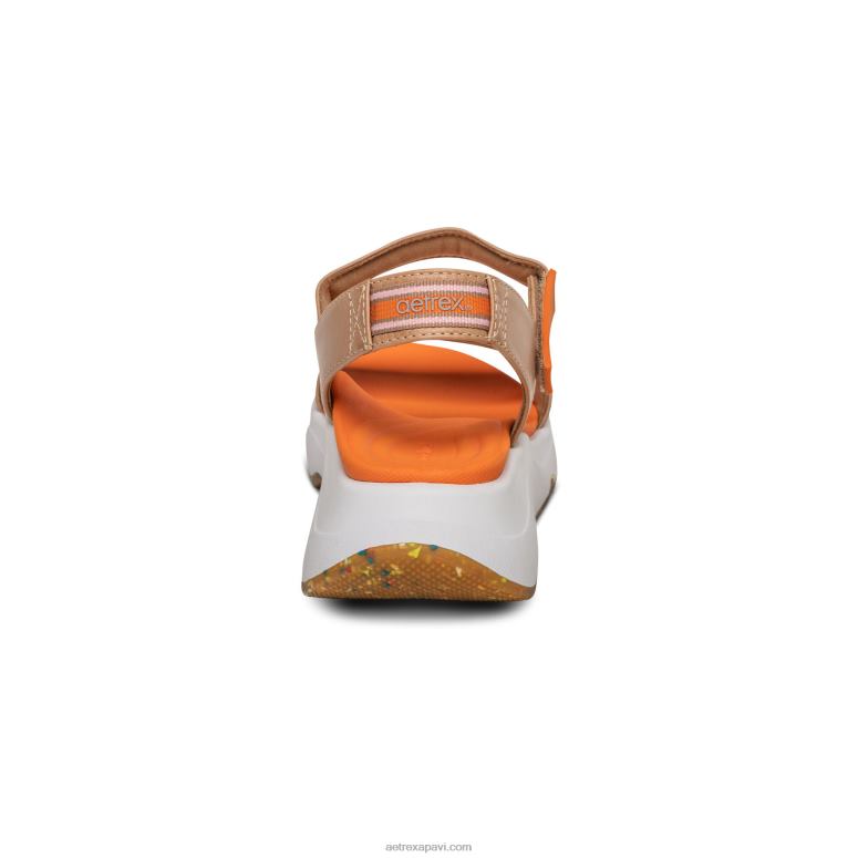 sievietes Aetrex sporta sandales P0H0D209 kamielis