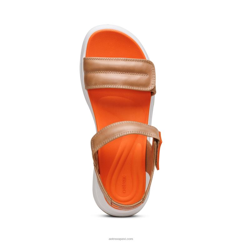 sievietes Aetrex sporta sandales P0H0D209 kamielis