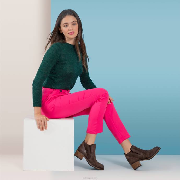 sievietes Aetrex frankijs zābaks LHF6174 brūns
